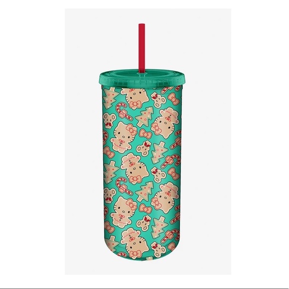 Limited edition Hello Kitty Holiday Gingerbread Tumbler.NWT - Picture 1 of 2
